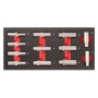 PROJAHN PROForm Einlagesystem Steckgriff 1/2" lange Stecknuss  12-tlg.