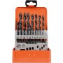 PROJAHN Spiralbohrer-Kassette HSS-G DIN 338 LINKS HSS-G DIN 338 Typ N linksschneidend 19-tlg.