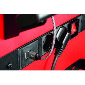 PROJAHN Projahn Werkstattwagen UNIVERSE + Werkstattwagenaufsatz UNIVERSE + E-Power + Dosenhalter