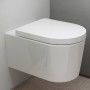 hansgrohe EluPura S WC-Sitz mit Befestigung oben, SoftClose und QuickRelease
