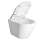 VitrA Aquacare Integra WC-Set mit Bidetfunktion, spülrandlos, inkl. Sitz