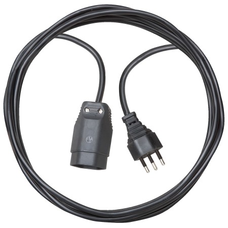 Verlängerungskabel aus hochwertigem Kunststoff (Verlängerungskabel für den Innenbereich mit 3 m Kabel) schwarz