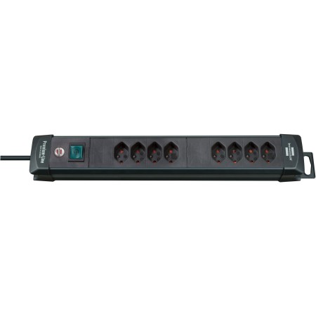 Premium-Line Steckdosenleiste 8-fach schwarz 3m H05VV-F 3G1,5 *CH*