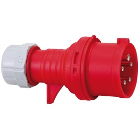 CEE-Stecker 400V/16A für die Verwendung im Aussenbereich (IP44, schraubbare Anschlusstechnik, 5-polig)