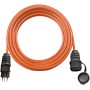 Verlängerungskabel (Kunststoff-Kabel), T12 Stecker, T13 Kupplung, Kabel 5m 3G1,5 orange *CH*