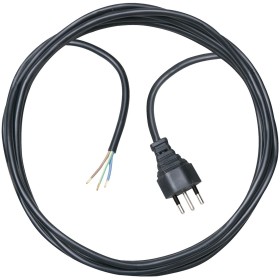 Kunststoff-Anschlusskabel für den Innenbereich (Anschlusskabel mit 3m Kabellänge, mit angespritztem Stecker)