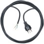 Kunststoff-Anschlusskabel für den Innenbereich (Anschlusskabel mit 3m Kabellänge, mit angespritztem Stecker)