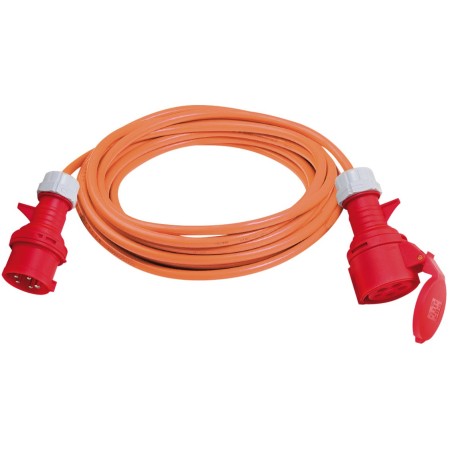 Verlängerungskabel (BREMAXX-Kabel) mit CEE-Kupplung und CEE-Stecker 400V/16A mit Phasenwender, 10m 5G1,5