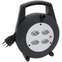 Vario Line Kabelbox 4-fach Schwarz/Schwarz/Lichtgrau 5m H05VV-F 3G1,0 *CH*