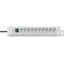 Premium-Line Steckdosenleiste 10-fach mit Schalter und 3m Kabel