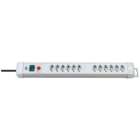 Premium-Line Steckdosenleiste 12-fach lichtgrau 3m H05VV-F 3G1,5 *CH*