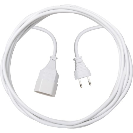 Qualitäts-Kunststoff-Verlängerungskabel mit 2-poligem Stecker und Kupplung Typ11 mit 2m Kabel