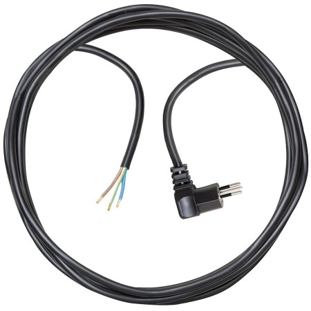 Brennenstuhl Qualitäts-Kunststoff-Anschlusskabel mit Winkelstecker (Anschlusskabel für innen mit 3m Kabel)