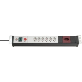 Premium-Line 19" Steckdosenleiste 7-fach für Schaltschränke, 3m H05VV-F 3G1,5 *CH*