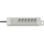 Premium-Line Steckdosenleiste 6-fach lichtgrau 3m H05VV-F 3G1,5 *CH*