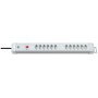 Premium-Line Steckdosenleiste 12-fach lichtgrau 3m H05VV-F 3G1,5 *CH*