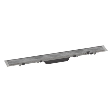hansgrohe RainDrain Rock Fertigset Duschrinne 60 cm, kürzbar und befliesbar