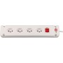 Bremounta Steckdosenleiste 4-fach weiss 3m H05VV-F, 3G1,0 mit Schalter *CH*