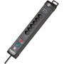 Premium-Line Steckdosenleiste 6-fach mit Schalter und Aufhänge-Vorrichtung mit 3m Kabel und 2x USB