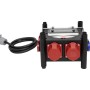 Kompakter Stromverteiler BSV 3 - FI/16, 3x CEE 400V/16A, 2x Typ T25 (IP55), 2x Typ T23 (IP55) *CH*
