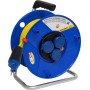 BAT ST 290 Kabelrolle, 3x Steckdose T13, Stecker T13, 50m 3G1,5 gelb, CH Stecksystem IP55