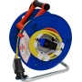 Gerätekabelrolle Super Solid G 290 + Bretec, T13 Kupplung, T13 Stecker, 33m 3G1,5 gelb, CH Stecksystem IP55