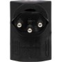 cleverLINE Winkeladapter schwarz, drehbar bis 300° *CH*