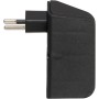 cleverLINE Abzweigstecker 2-fach schwarz, drehbar bis 300° mit Aufhänger *CH*