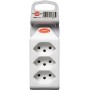 cleverLINE Abzweigstecker 3-fach weiss, drehbar bis 300° mit Aufhänger *CH*