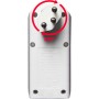 cleverLINE Abzweigstecker 2-fach weiss mit Schalter, drehbar bis 300° mit Aufhänger *CH*