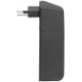 cleverLINE Abzweigstecker 3-fach schwarz mit Schalter, drehbar bis 300° mit Aufhänger *CH*