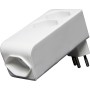 cleverLINE Abzweigstecker 2+1 fach weiss, drehbar bis 300° mit Aufhänger *CH*