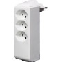 cleverLINE Abzweigstecker 3+1 fach weiss, drehbar bis 300° mit Aufhänger *CH*