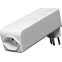 cleverLINE Abzweigstecker 3+1 fach weiss, drehbar bis 300° mit Aufhänger *CH*
