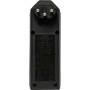 cleverLINE Abzweigstecker 2-fach schwarz mit USB Typ-A und Typ-C, drehbar bis 300° ohne Aufhänger *CH*