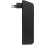 cleverLINE Abzweigstecker 3-fach schwarz mit USB Typ-A und USB Typ-C, drehbar bis 300° ohne Aufhänger *CH*