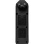 cleverLINE Abzweigstecker 3-fach schwarz mit USB Typ-A und USB Typ-C, drehbar bis 300° ohne Aufhänger *CH*