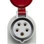 CEE-Wandsteckdose IP44 / CEE-Wandsteckdose für den Aussenbereich (400V/16A, ideal für Baustellen oder Industrie)