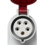 CEE-Wandsteckdose IP44 / CEE-Wandsteckdose für den Aussenbereich (400V/32A, ideal für Baustellen oder Industrie)
