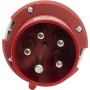 CEE-Stecker 63A (Starkstrom-Stecker 400V, 5-polig, spritzwassergeschützt IP44)