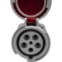CEE-Kupplung 63A (Starkstrom-Kupplung 400V, 5-polig, Staub- und wasserdicht IP67)