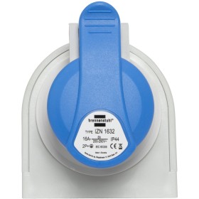 Presa murale CEE IP44 / Presa murale CEE per esterni (230V/16A, ideale per cantieri o industria)