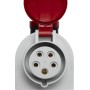 Kombi-Wandsteckdose IP44 (Steckdosen: Steckdosen: CEE 400V/16A und T25)