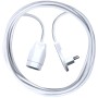 Verlängerungskabel aus hochwertigem Kunststoff (Verlängerungskabel für den Innenbereich mit 5m Kabel) weiss