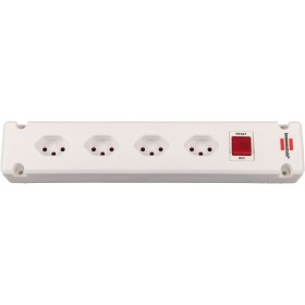 Bremounta Steckdosenleiste 4-fach weiss ohne Kabel *CH*
