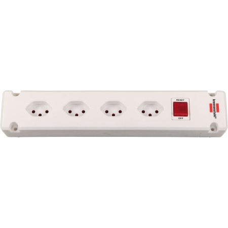 Bremounta Steckdosenleiste 4-fach weiss ohne Kabel *CH*