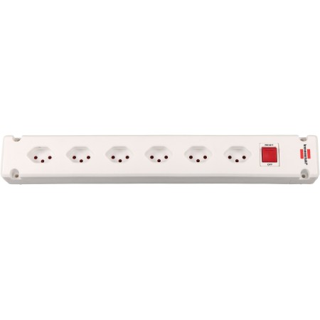 Bremounta Steckdosenleiste 6-fach weiss ohne Kabel *CH*