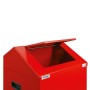 Abfalltrennung PWK, RAL 3000/3000, 73 Liter