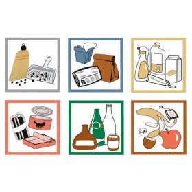 Zubehör: Piktogramm-Set, farbig, 6 Stück