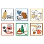Zubehör: Piktogramm-Set, farbig, 6 Stück